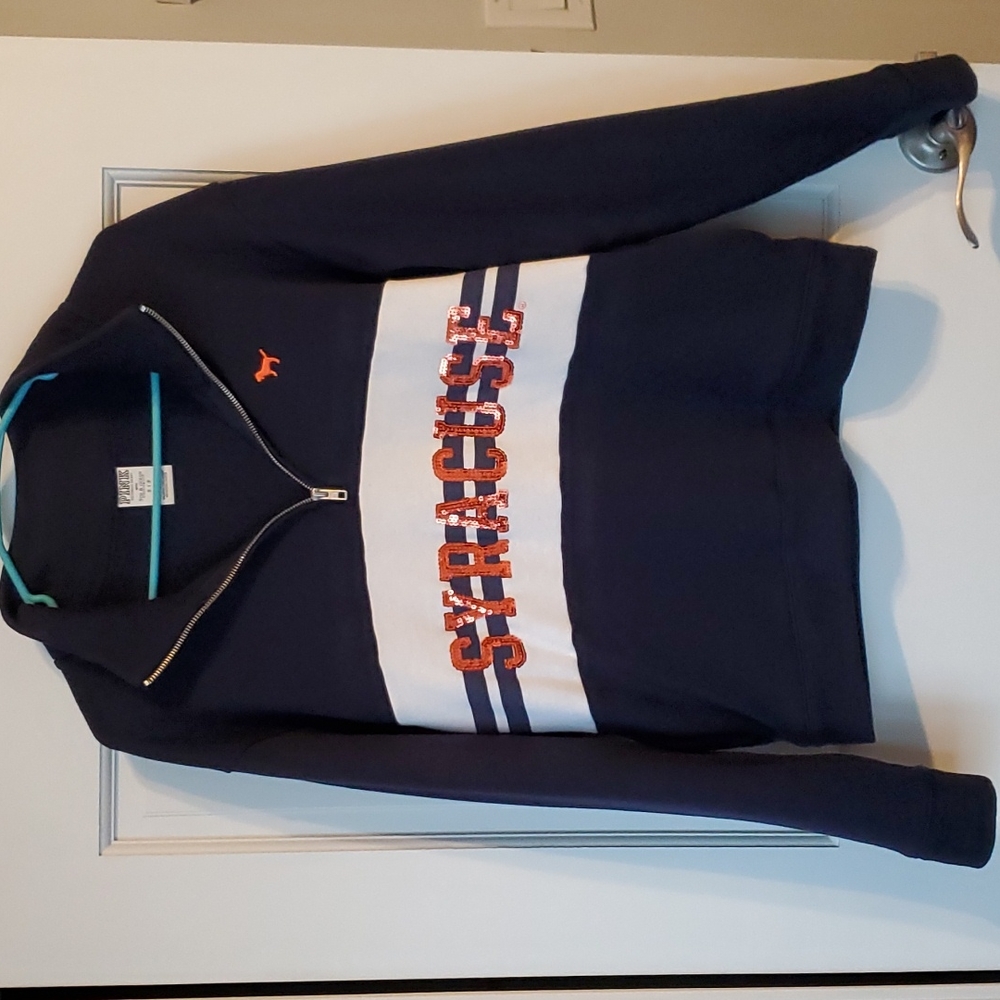 Victoria's Secret Pink Syracuse Quarter Zip